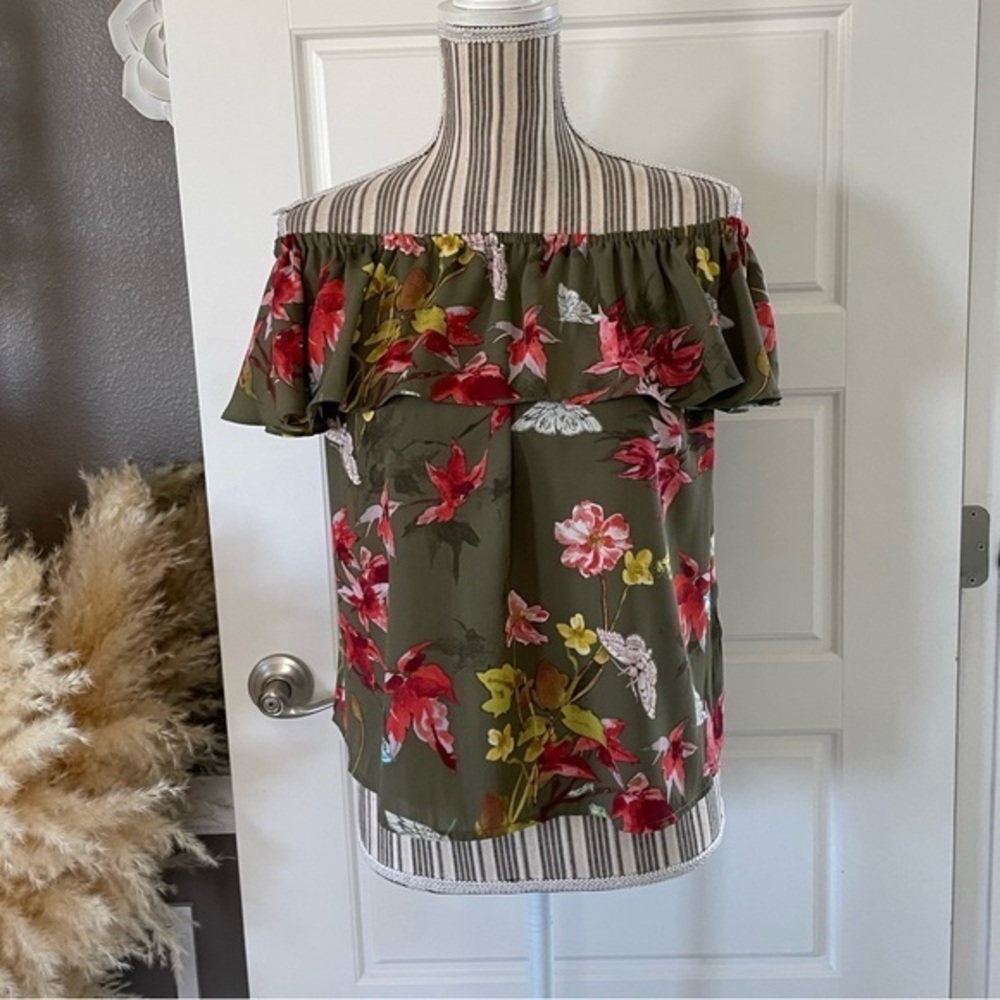Maeve Anthropologie Off-Shoulder Top